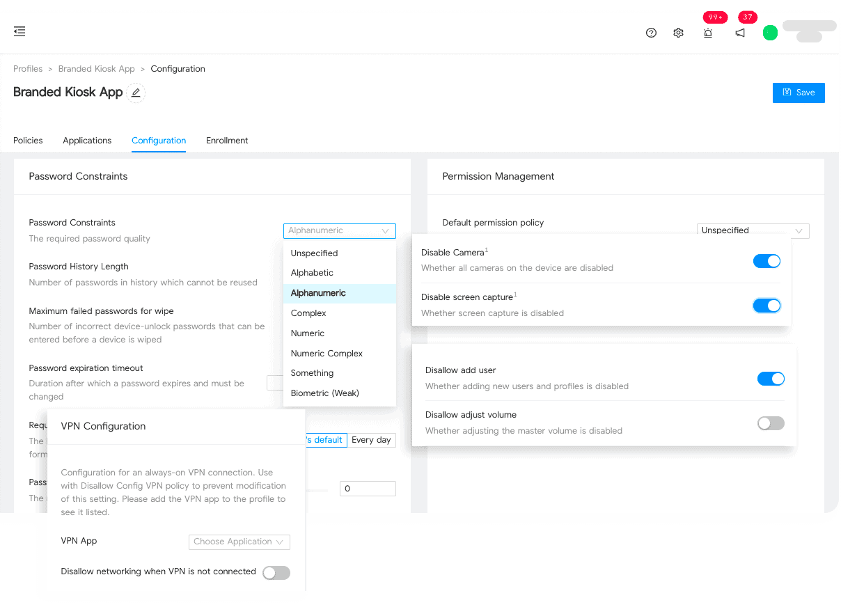 Mobile Device Management for Android: secure and control your Android devices
